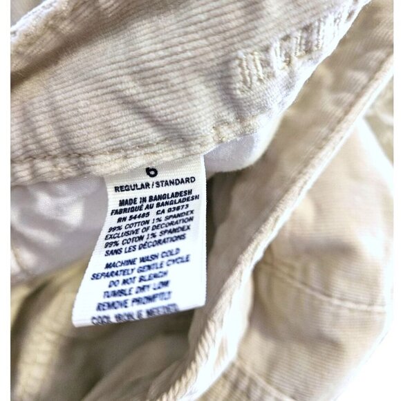 WM AE Low Rise Stretch Corduroy Jeggings  6R Preppy Neutral Scandi Clean Girl - Picture 8 of 9